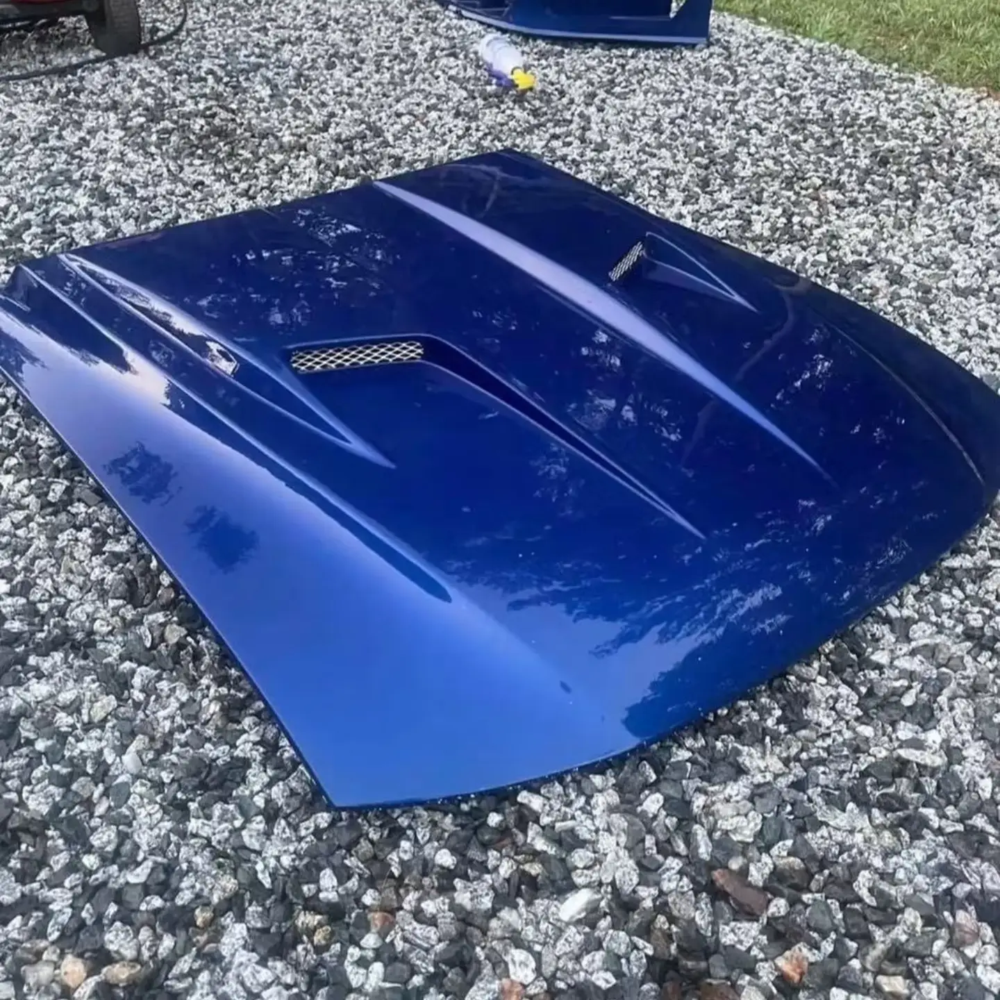Dual scoop mustang hood — photo 2