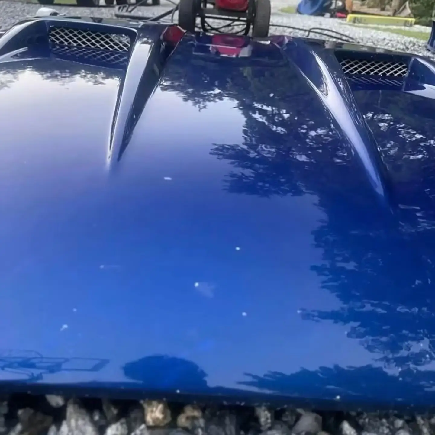 Dual scoop mustang hood — photo 4